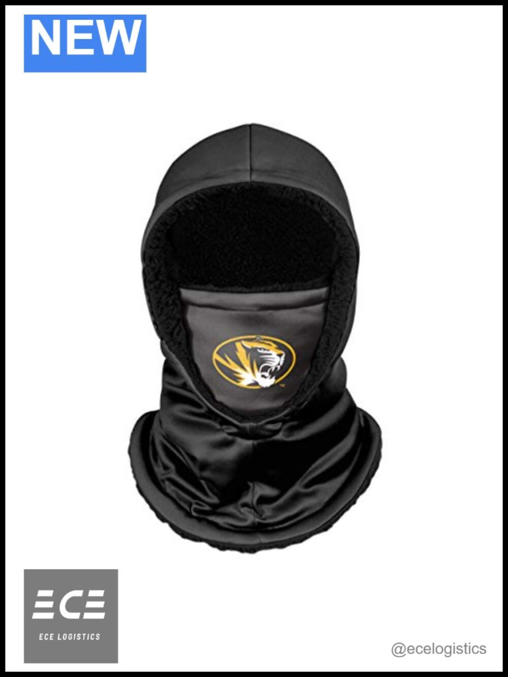 NCAA Team Logo Hooded Gaiter Balaclava Face Cover Neck Scarf